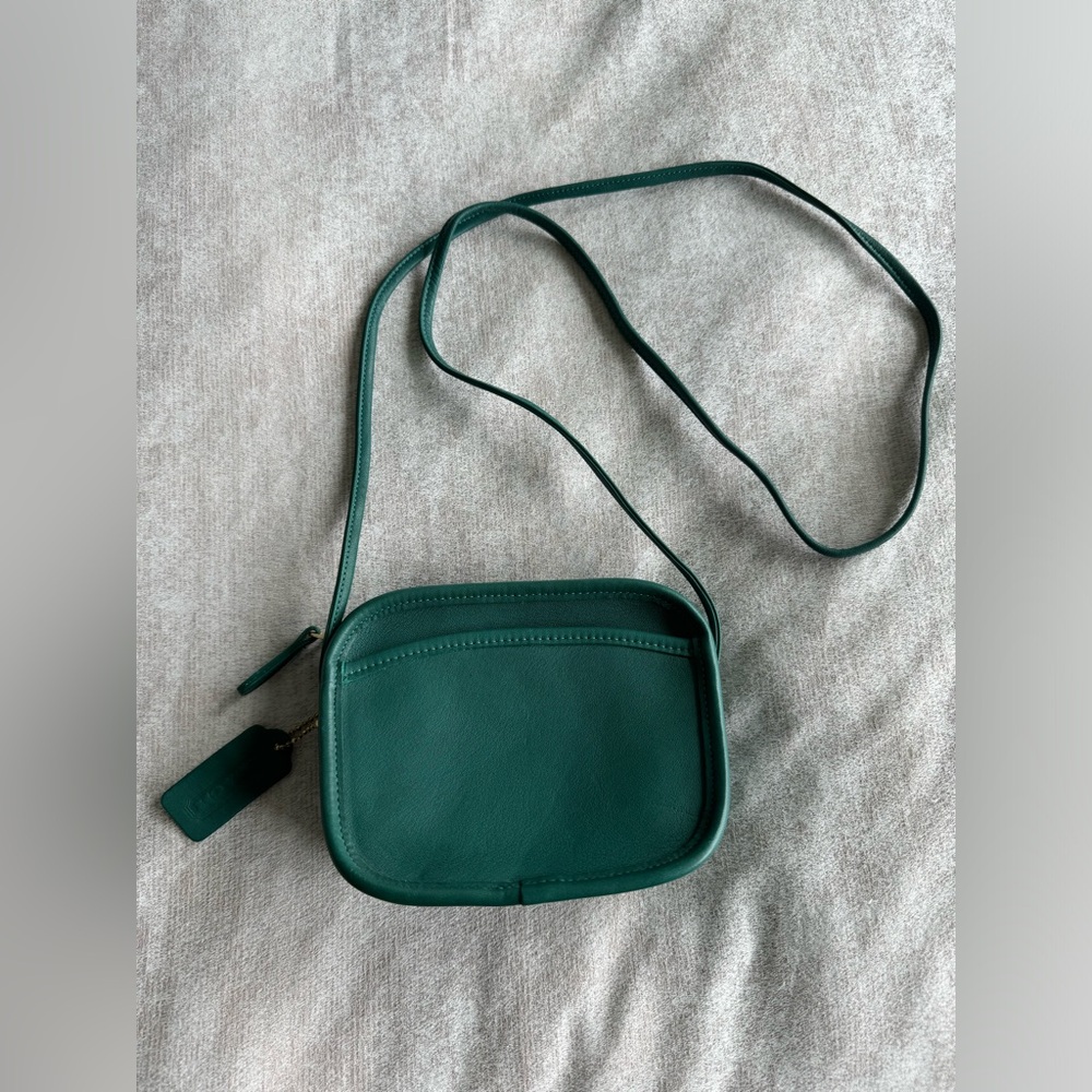 Vintage Coach Hadley Zip 9935 - Jade Green